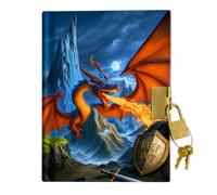 Sixstore Agenda A6 non daté garçon Top Secret 15 x 11 cm Dragon