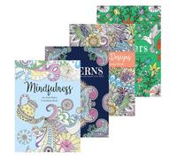 Sixstore Colour Therapy Lot de 4 livres de coloriage relaxants anti-stress pour adultes