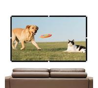 Sixteen - Écran de projection portable en plein air - Nouveau écran pliable de cinéma à la maison pour fêtes | pour bureau, RV, église, projection d'enseignants d'école, écran de projection