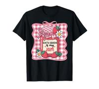 Sixth Grade is My Jam Strawberry, Joli nœud de Professeur de 6e année T-Shirt