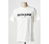 T-shirt brodé Sixth June Essentials Blanc S
