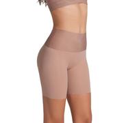 Sixthpandas Seamless Shaper Short, No Roll-Down Waist, Seamless Invisibility Tummy Control Shorts Waisted(Skin,XXL)