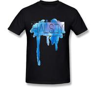 Sixtion LOHUIOI Men's Digital Music Halsey T-Shirt Manches Courtes(Small)