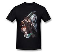 Sixtion Men's Final Fantasy 7 Gifts &ampMerchandise Black T Shirt by Maven Medium
