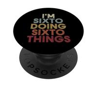 Sixto Name Sixto Personalized Name First Given PopSockets PopGrip Adhésif