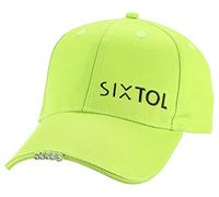 SIXTOL B-Cap Casquette de Baseball avec lumière LED 25 LM | Charge Via USB | Taille Universelle, Vert Vif, Taille Unique