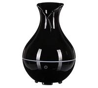 SIXTOL Bloom Aroma Difuzer 200 ML | Humidificateur à ultrasons | pour humidifier et parfumer la Maison, la Chambre à Coucher, Le Bureau | Diffuseur d'aromathérapie | pour huiles essentielles (Noir