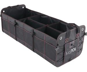 SIXTOL CAR COMPACT 19 PRO Organiseur de coffre, 19 compartiments, pliable, sac de coffre de voiture, avec compartiments