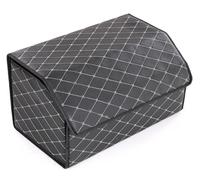 Sixtol Organisateur coffre pliable Compact Elegant L – Cuir synthétique, 2 compartiments, couvercle