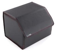 SIXTOL CAR COMPACT LEATHER M Organiseur de voiture | Pliable | Avec couvercle | 1 compartiment | Cuir synthétique | Noir