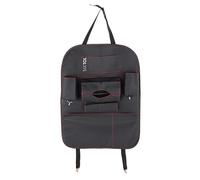 SIXTOL CAR COMPACT SEAT 2 | Organiseur de siège avant en similicuir | 7 poches et 2 crochets | Design élégant et fonctionnel