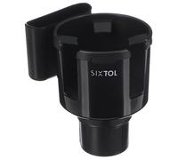 SIXTOL Car Cup Holder 7 | Extension Porte-gobelet Voiture avec Support téléphone | Base réglable | pour Grandes Bouteilles | Noir