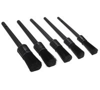 SIXTOL Car Detailing Brush 5 Hard | Kit de 5 pinceaux durs de précision pour Nettoyage Auto | Différentes Tailles pour Zones Difficiles