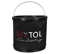 SIXTOL Car Detailing Bucket 1 Seau à Eau Pliable | Seau de Lavage de Voiture | 9 litres | Seau Peu encombrant | Accessoires de Lavage de Voiture | Pliable | Portable | Seau à Eau Stable