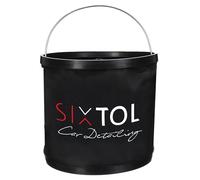 SIXTOL Car Detailing Bucket 1 Seau à Eau Pliable | Seau de Lavage de Voiture | 9 litres | Seau Peu encombrant | Accessoires de Lavage de Voiture | Pliable | Portable | Seau à Eau Stable