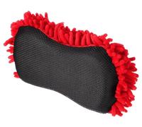 SIXTOL Car Detailing Wash 1 Éponge de Lavage de Voiture, 24 x 12,5 x 6cm | Noir et Rouge | Nettoyage et Lavage de la Voiture | pour l'intérieur et l'extérieur | Plâtre de Voiture | Tableau de Bord