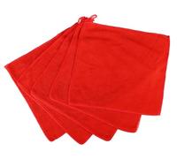 SIXTOL Car Detailing Wash Towel Set 5 | Lot de 5 Chiffons Microfibres 25×25 cm 450 g/m² | Nettoyage et Polissage Auto