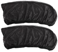 SIXTOL Car Sunshade Set 3 | Paire de Pare-Soleil latéraux Type Housse de Porte | Taille L | Protection UV et Insectes | Noir