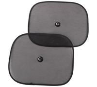 SIXTOL Car Sunshade Set 7 | Paire de Pare-Soleil latéraux avec ventouses | Protection UV et Chaleur | Noir