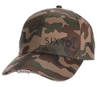 SIXTOL Casquette de Baseball avec lumière LED - 25 LM - Chargement Via USB - Taille Universelle - Couleur Camouflage