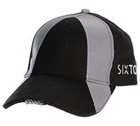 SIXTOL Casquette de Baseball réfléchissante avec lumière LED - 25 LM - Chargement Via USB - Taille Universelle - Noir