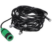 SIXTOL GARDEN MIST Tuyau d'arrosage flexible de 10 m avec 10 buses, pour arrosage du jardin, refroidissement par temps chaud, pour serre, pergola, buissons - Facile à utiliser - Noir