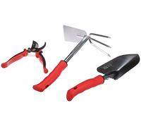 SIXTOL Garden Set 3 | Kit d'outils de Jardinage Pratique en 3 pièces pour la préparation Facile des parterres | truelle, houe, cultivateur, sécateur