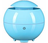 SIXTOL Globe Aroma Diffuseur avec LED | Couleur Bleu Brillant 150 ML | Humidificateur Ultrasonique pour Humidification et Parfum de la Maison, Chambre, Bureau | Aromathérapie | pour Huiles
