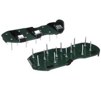 SIXTOL Grass AIR Chaussures d'aération de pelouse, de qualité supérieure, à 26 Pointes, pour aération de pelouse, Entretien du Jardin, pour Un Gazon sain et Fort, Vert