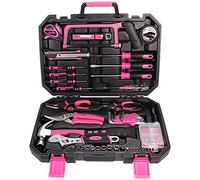 SIXTOL Home Pink 128 Kit d'outils dans Une Valise | pour Un Usage Domestique