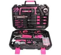 SIXTOL Home Pink 128 Kit d'outils dans Une Valise | pour Un Usage Domestique