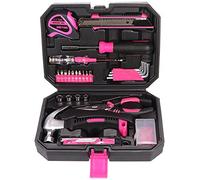SIXTOL HOME PINK 66 Set d'outils dans une valise Pour un usage domestique