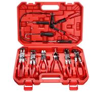 SIXTOL HOSE CLAMP SET 9 Lot de 9 pinces pour collier de serrage mécanique pour pantalon