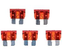 SIXTOL Kit de 100 fusibles à lame pour voiture, 10 A, 10 A, pour voiture, camping-car, moto