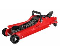 SIXTOL Levier hydraulique Mobile SX Jack Profil Bas | pour Changer Les Roues de Voiture | sur Roues (2,5T)
