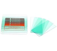 Sixtol Lot de 10 verres de rechange pour masque de soudage solaire auto-assombrissant (5 int/5 ext)