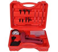 SIXTOL Mechanic Brake Tester 17 | Kit de Test sous Vide pour systèmes de freinage | 17 pièces | Pompe Manuelle et Accessoires | Coffret Professionnel