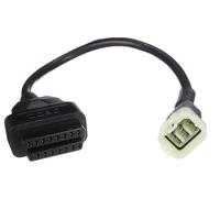 SIXTOL Mechanic Cable 10 - Réduction OBD-II 6 Broches Compatible avec Motos KTM, Adaptateur de Diagnostic, Diagnostic de Moto, Accessoires d'atelier, Flexible, Robuste