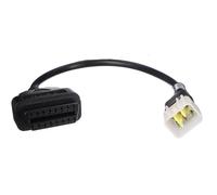 SIXTOL Mechanic Cable 12 | Câble Adaptateur OBD-II 6 Broches vers 16 Broches | Compatible avec Motos Delphi | Diagnostic Moto