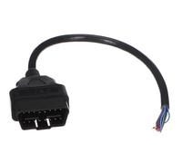 SIXTOL Mechanic Cable 28 | Câble d’Extension OBD-II 16 Broches mâle-Femelle avec Fils de 30 cm | Flexibilité pour Diagnostic Auto
