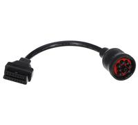 SIXTOL Mechanic Cable 7 | Câble Adaptateur OBD-II 9 Broches J1939 vers 16 Broches | Compatible avec camions Cummins | Diagnostic Poids Lourds