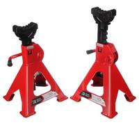 SIXTOL Mechanic Car Stand Pro 3T Lot de 2 chandelles d'essieu de Voiture Charge maximale 3 tonnes Hauteur réglable Construction en Acier Robuste