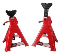 SIXTOL Mechanic Car Stand Pro 6T | Chandelles Professionnelles réglables avec Support en Caoutchouc | 6 tonnes | 2 pièces