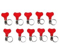 SIXTOL MECHANIC CONNECT 10-16mm | Lot de 10 colliers de serrage avec papillon | Acier inoxydable | Montage sans outil
