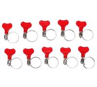 SIXTOL MECHANIC CONNECT 16-25mm | Lot de 10 colliers de serrage avec papillon | Acier inoxydable | Montage sans outil