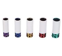 SIXTOL MECHANIC IMPACT 3 | Jeu de 5 douilles à chocs 1/2" | CrMo ultra-résistant | Protection jantes | Coffret pratique