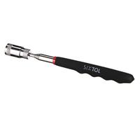 SIXTOL Mechanic Pick UP 1 Pince télescopique magnétique avec LED 200-820 mm Flexible Outil de Voiture, Atelier Léger et Robuste