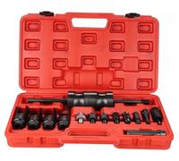 SIXTOL Mechanic Puller Set 1 - Extracteur d'injecteur avec Marteau Coulissant - 14 pièces