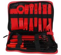 SIXTOL Mechanic Trim Set 19 | Kit de démontage Garnitures et intérieur Voiture | 19 pièces | Outils de dépose | Coffret avec étui
