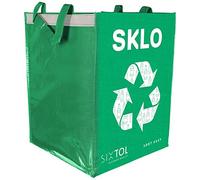 SIXTOL SORT EASY GLASS | Sac vert tri sélectif 36L | Déchets verre | Pliable | 30×30×40 cm